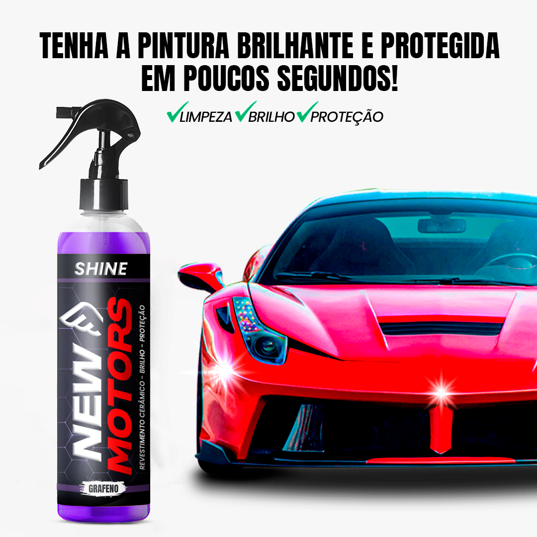 SHINE - Spray Revestimento Grafeno 3 em 1